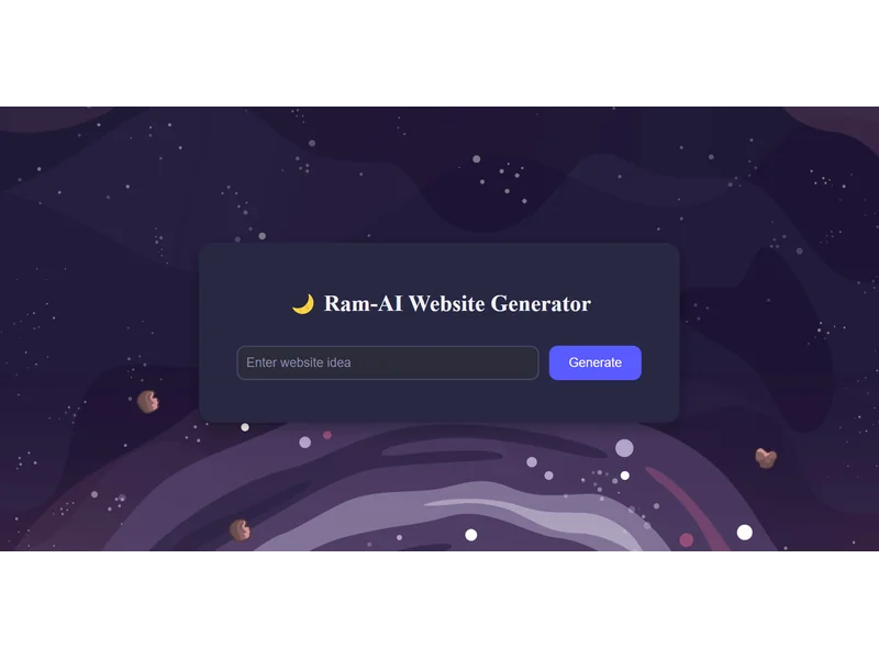 Ram-AI Website Generator